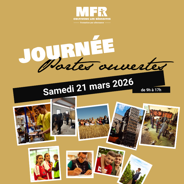 MFR Gionges - Portes Ouvertes - Alternance - Apprentissage